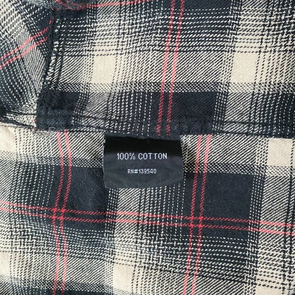 Vintage Darring USA Men's Flannel Plaid Button Down Shirt Size L 100% Cotton - Picture 8 of 10